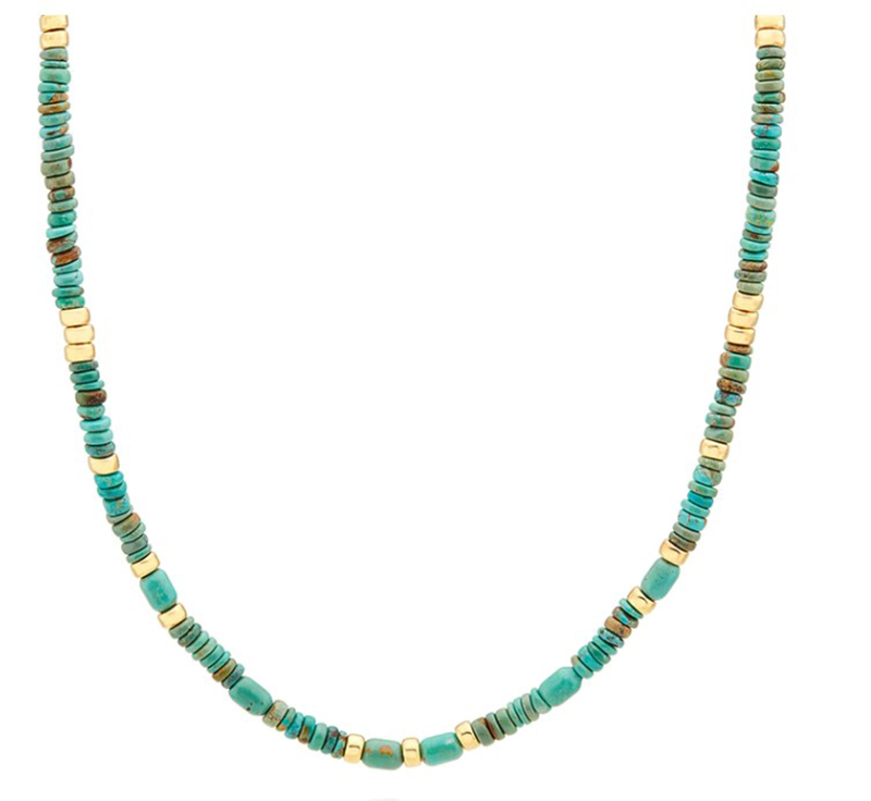 anna beck turq disc necklace